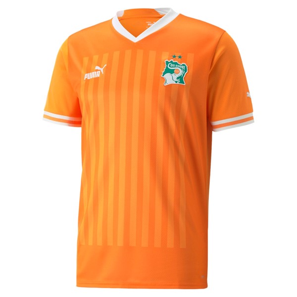 Tailandia Camiseta Costa De Marfil Replica Primera Ropa 2022 Naranja